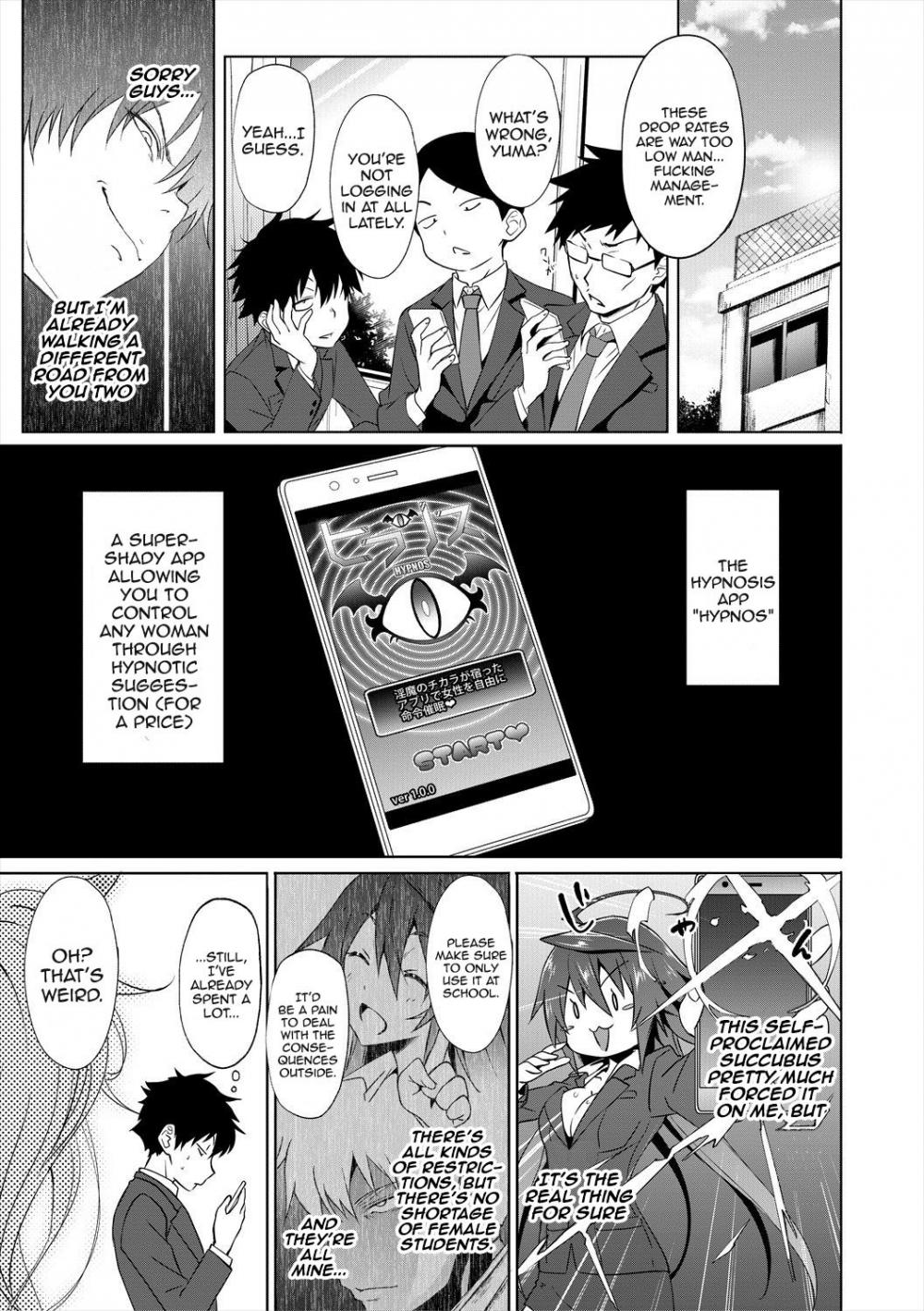 Hentai Manga Comic-Succubus Appli (School Hypno)-Chapter 3-3